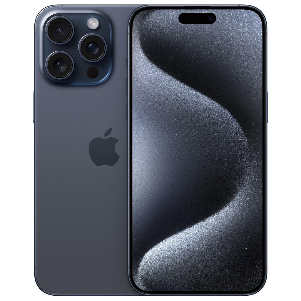 iPhone 15 Pro Max Blue Titanium view 1