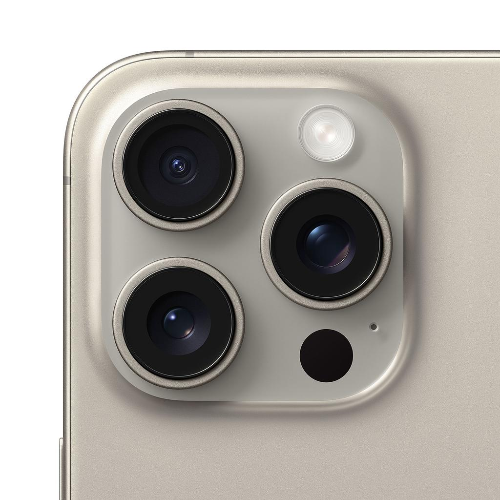 iPhone 15 Pro Max Natural Titanium view 3