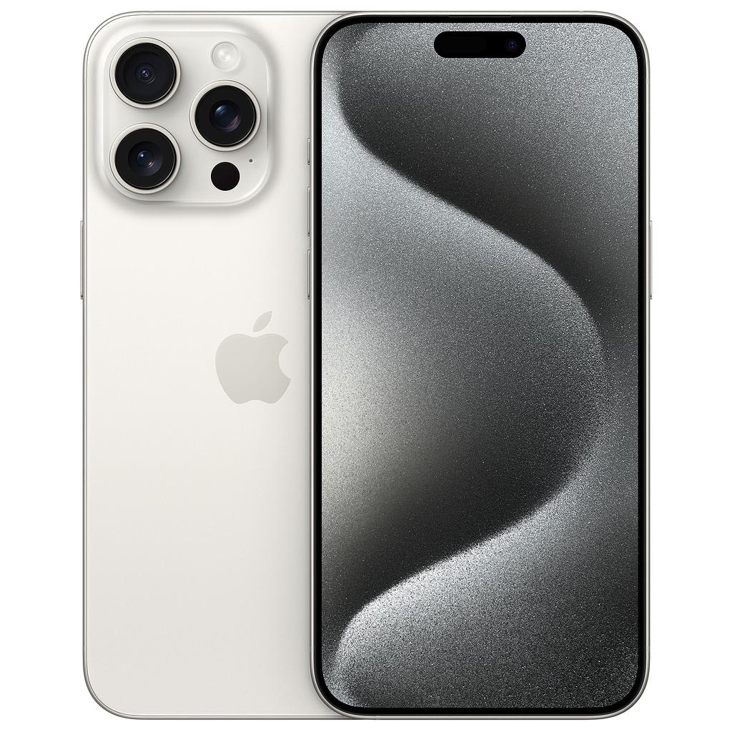 iPhone 15 Pro Max White Titanium view 1