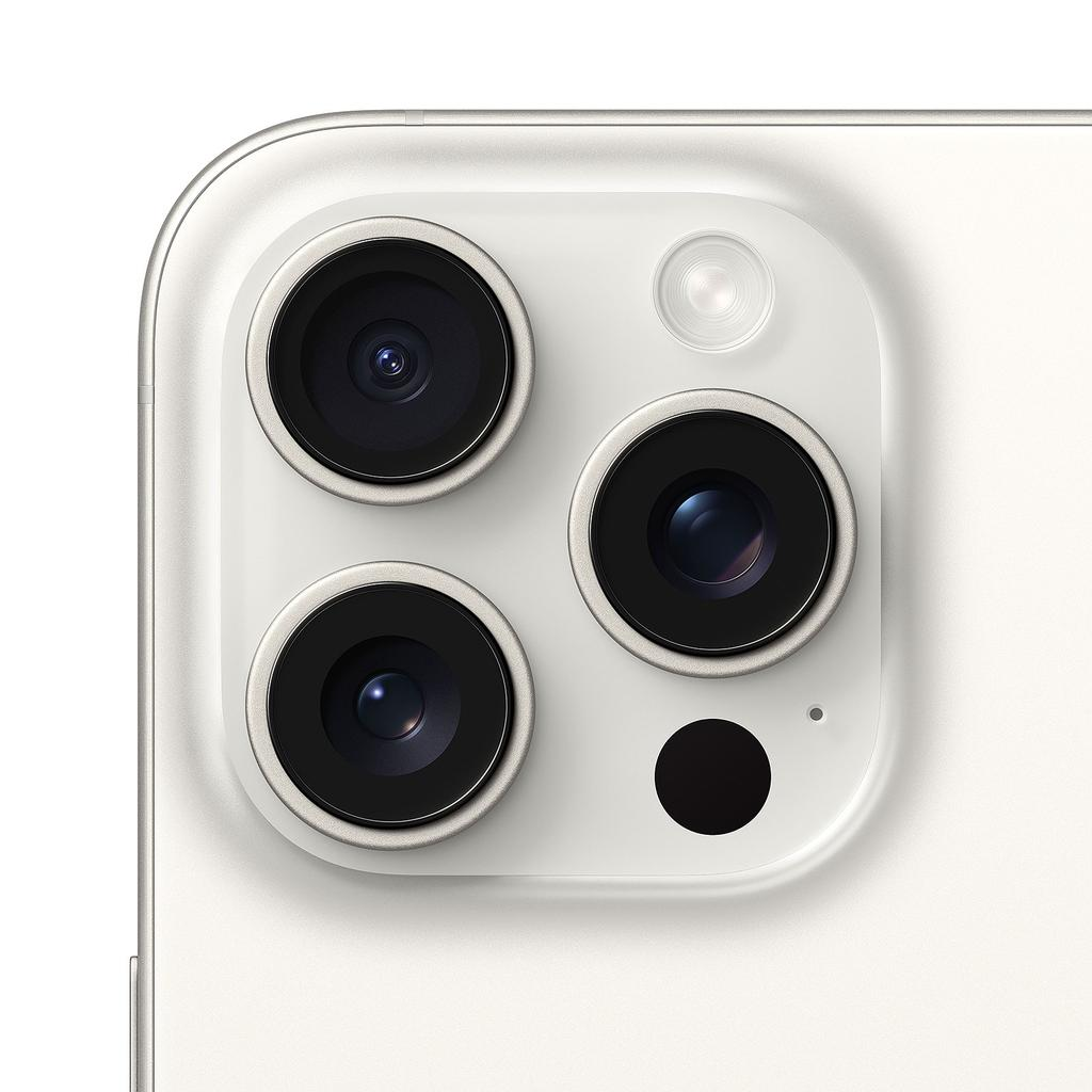 iPhone 15 Pro Max White Titanium view 3