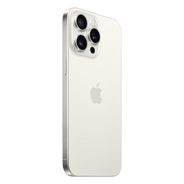iPhone 15 Pro Max White Titanium view 4