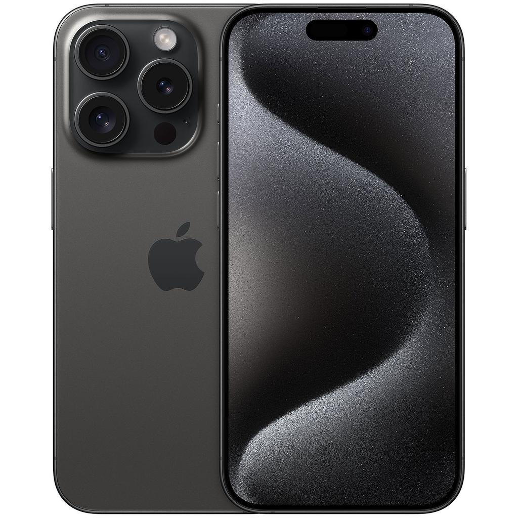iPhone 15 Pro Black Titanium view 1