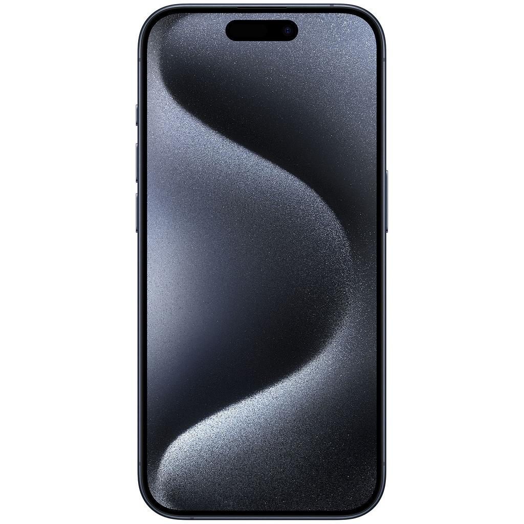 iPhone 15 Pro Blue Titanium view 2