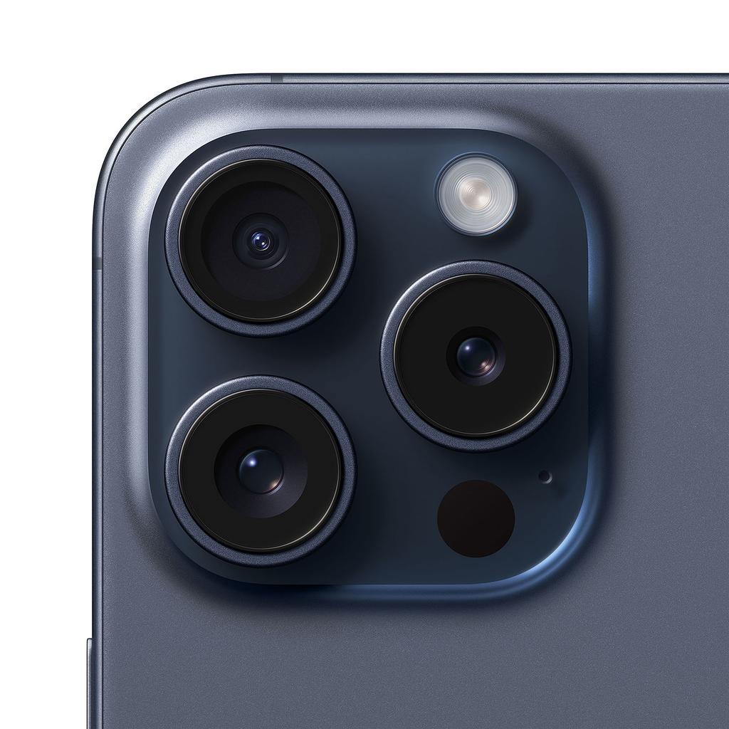 iPhone 15 Pro Blue Titanium view 3