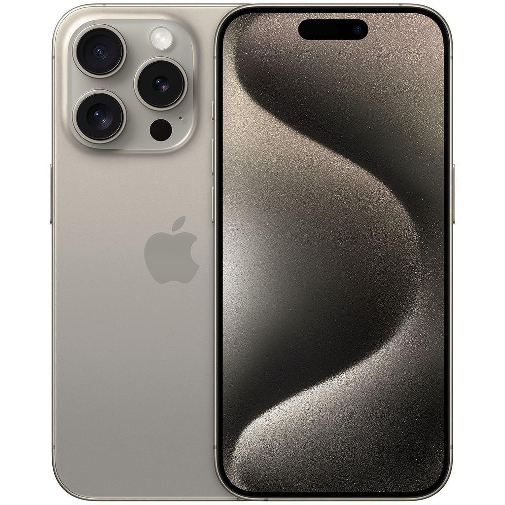 iPhone 15 Pro Natural Titanium view 1