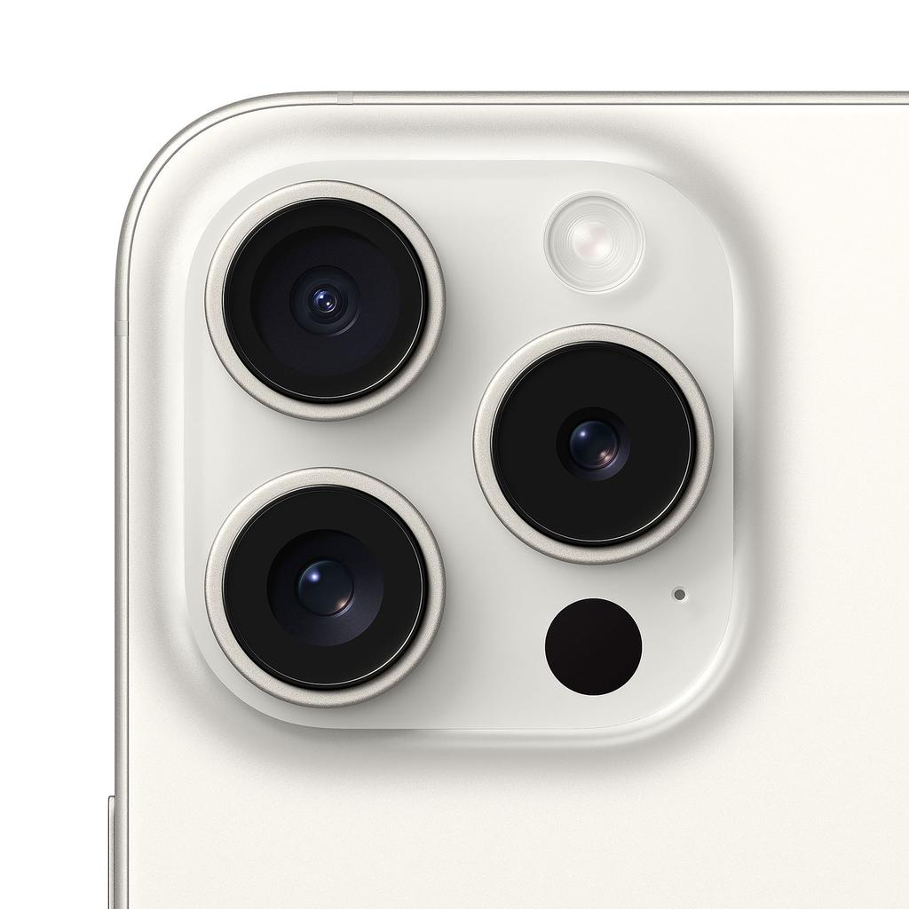 iPhone 15 Pro White Titanium view 3