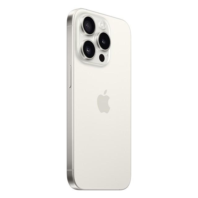 iPhone 15 Pro White Titanium view 4