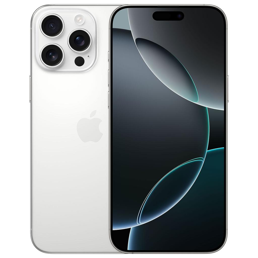 iPhone 16 Pro Max White Titanium view 1